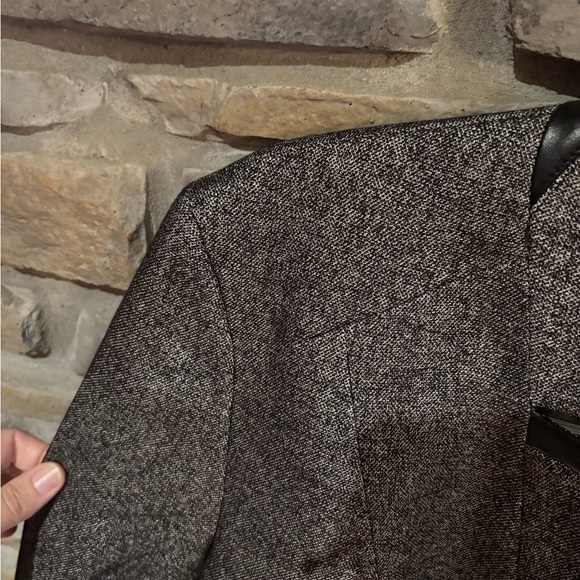 Anne Klein Charcoal Blazer with Black Accents - Picture 6 of 16